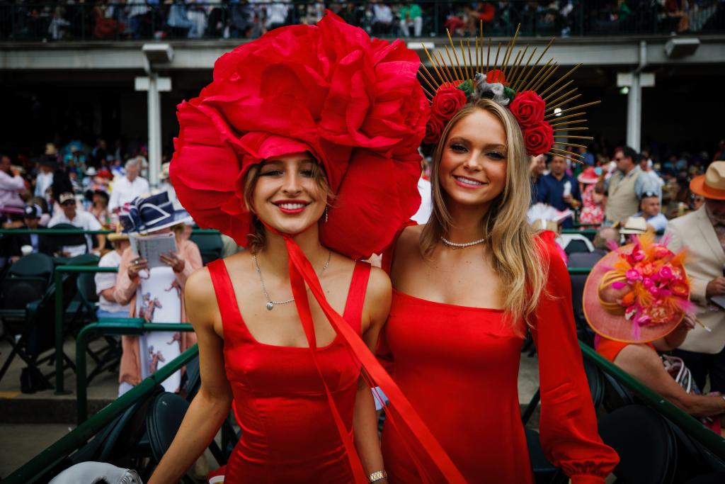 Scenes from a festive Kentucky Derby day May 6, 2023, at Churchill Downs. (Eclipse Sportswire)