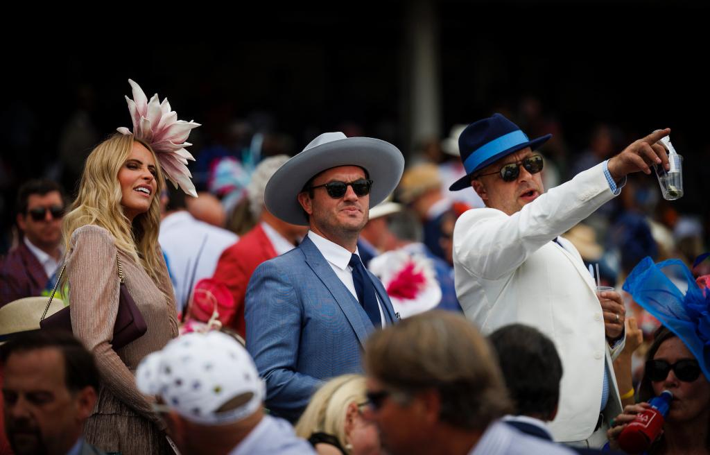 Scenes from a festive Kentucky Derby day May 6, 2023, at Churchill Downs. (Eclipse Sportswire)