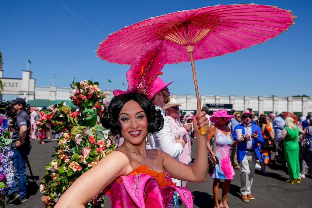 Scenes from the 2023 Longines Kentucky Oaks May 5 at Churchill Downs. (Eclipse Sportswire)