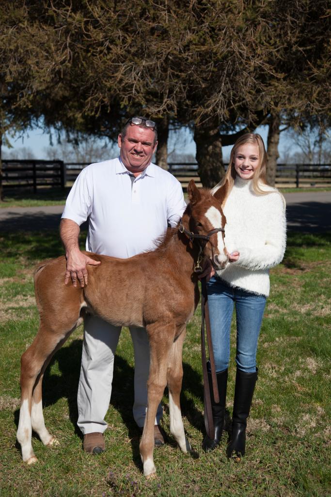 Sire: California Chrome; Dam: Runaway Renee; Owner: London Montgomery  (Taylor Gilkey/Taylor Made)