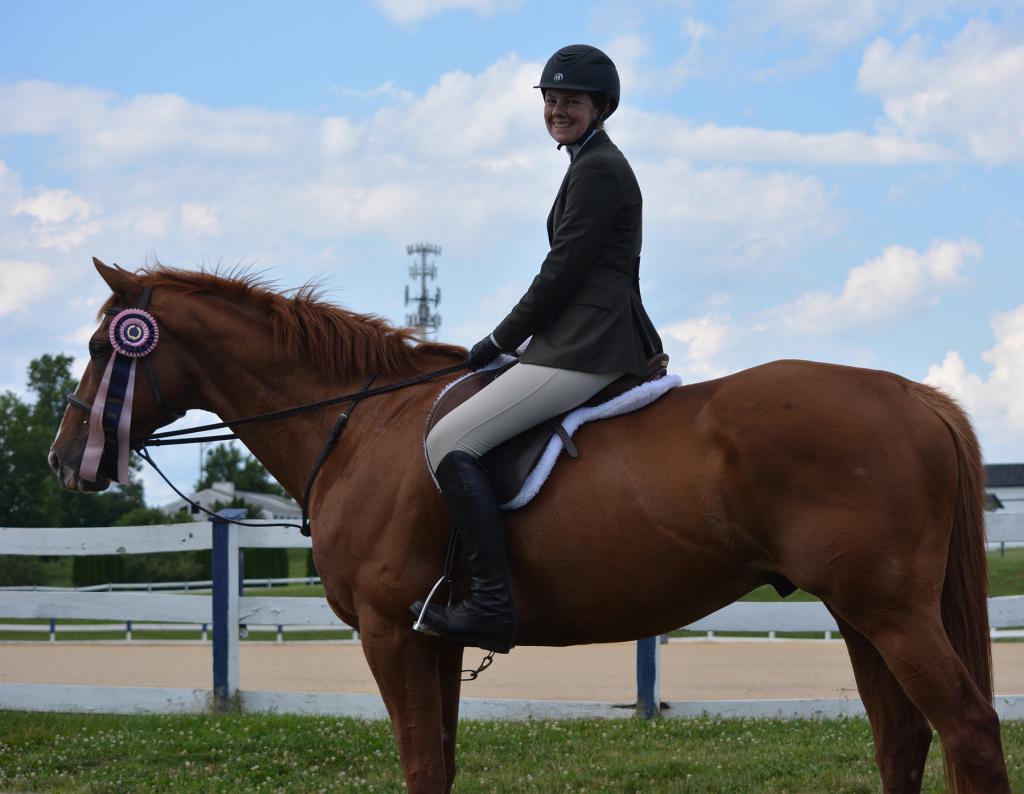 Brenna Tento and Joe. (Photo provided by The Jockey Club)