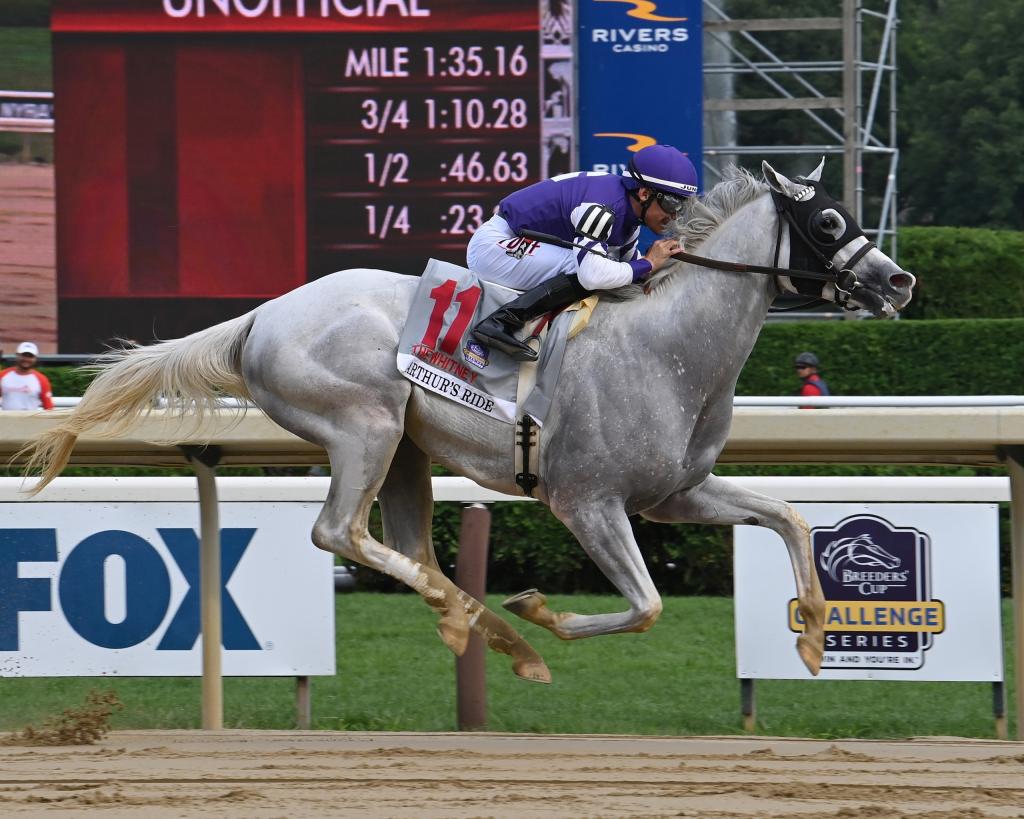 Whitney Stakes winner Arthur’s Ride (Susie Raisher/NYRA)