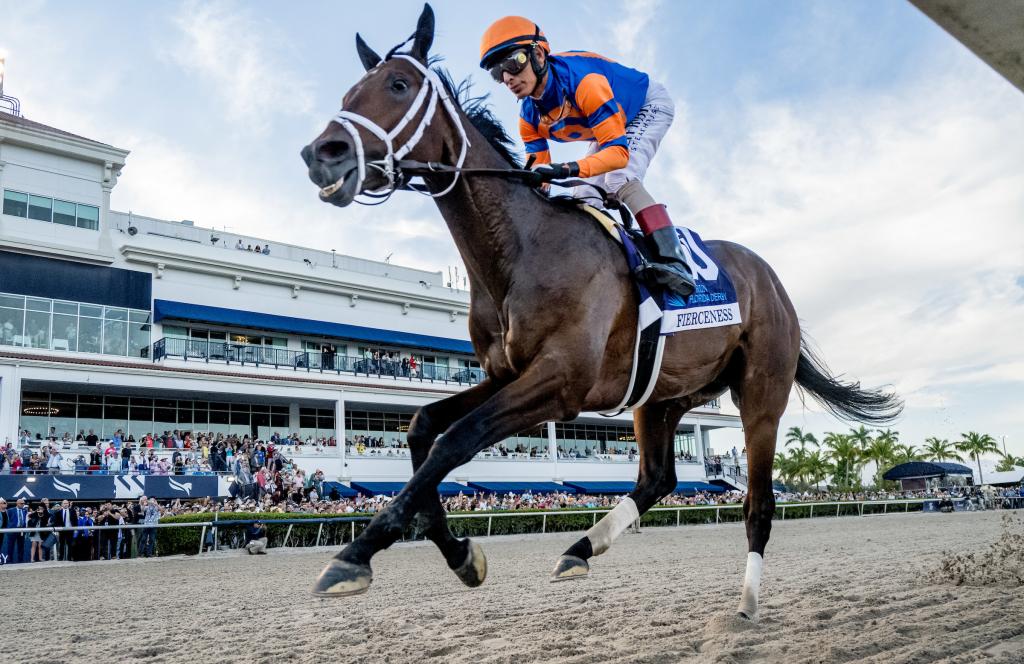 DraftKings Travers Stakes winner Fierceness, champion 2-year-old male of 2023 (Eclipse Sportswire)