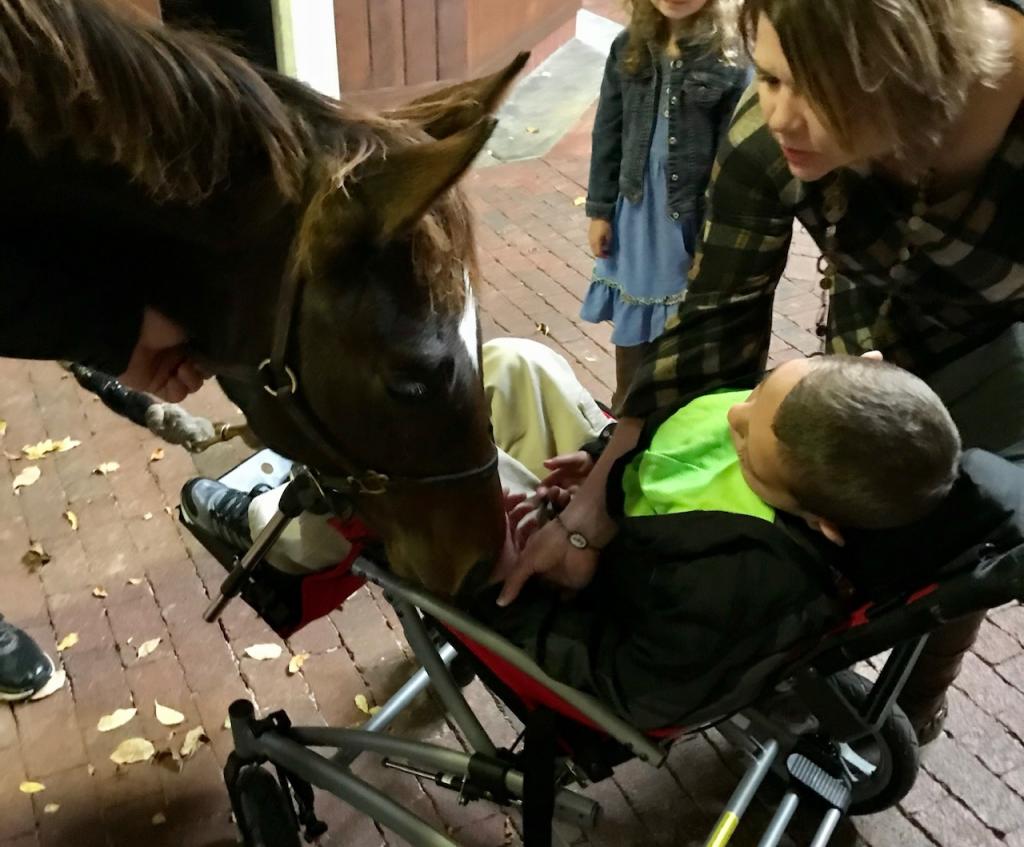Meeting Cody’s Wish. (Courtesy of Kelly Dorman)