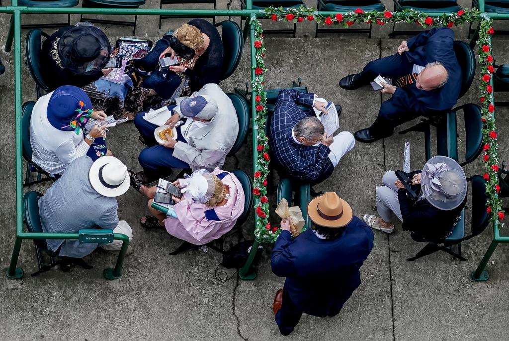 A collection of the wonderful and wild hats from the Kentucky Derby May 7 at Churchill Downs. (Eclipse Sportswire)