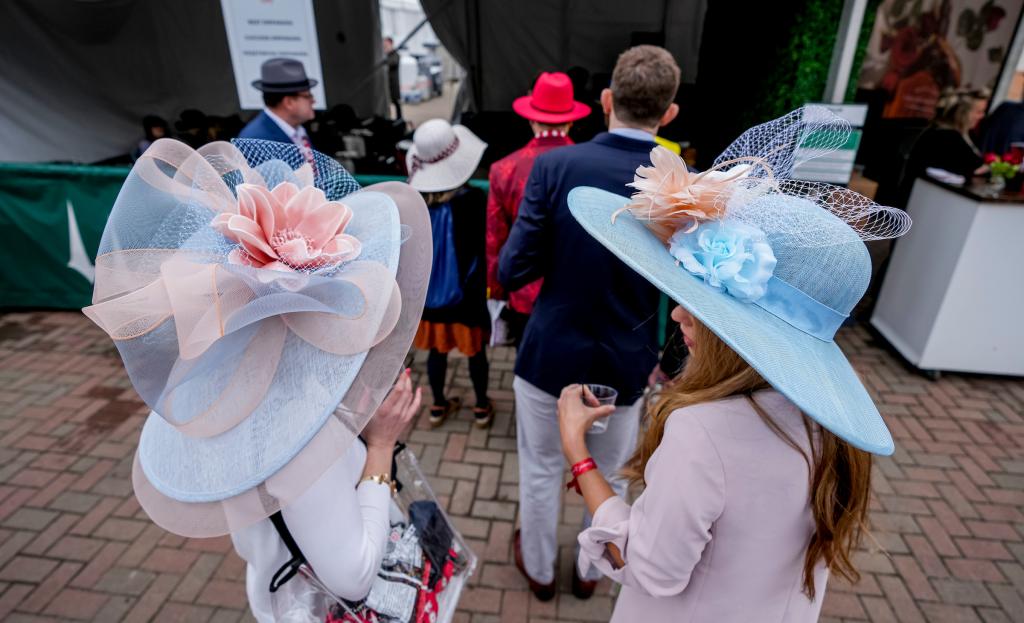 A collection of the wonderful and wild hats from the Kentucky Derby May 7 at Churchill Downs. (Eclipse Sportswire)