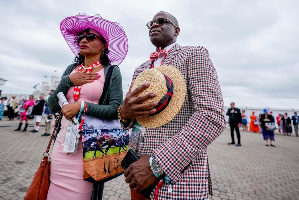 A collection of the wonderful and wild hats from the Kentucky Derby May 7 at Churchill Downs. (Eclipse Sportswire)