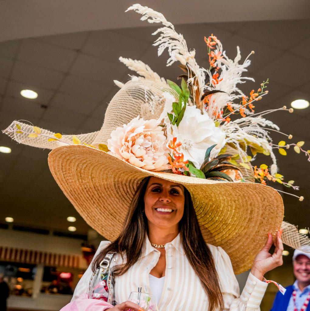 A collection of the wonderful and wild hats from the Kentucky Derby May 7 at Churchill Downs. (Eclipse Sportswire)