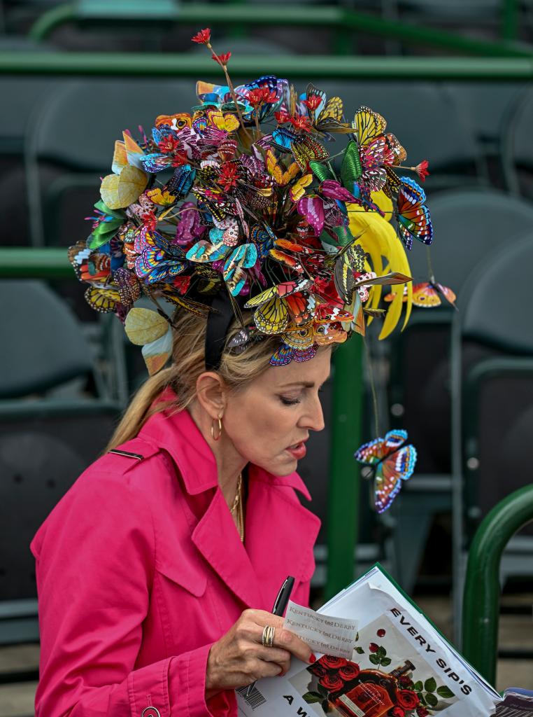 A collection of the wonderful and wild hats from the Kentucky Derby May 7 at Churchill Downs. (Eclipse Sportswire)