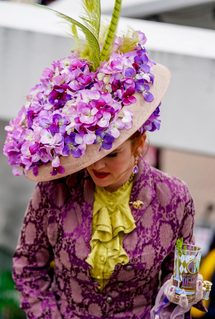 A collection of the wonderful and wild hats from the Kentucky Derby May 7 at Churchill Downs. (Eclipse Sportswire)