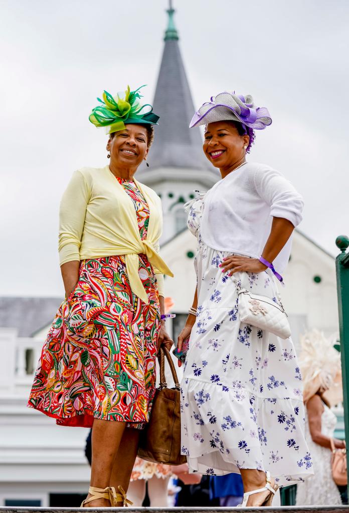 A collection of the wonderful and wild hats from the Kentucky Derby May 7 at Churchill Downs. (Eclipse Sportswire)