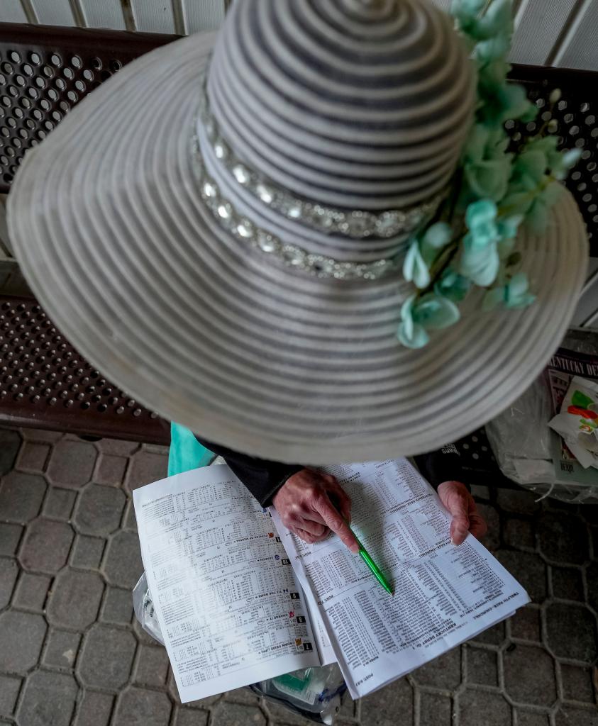A collection of the wonderful and wild hats from the Kentucky Derby May 7 at Churchill Downs. (Eclipse Sportswire)