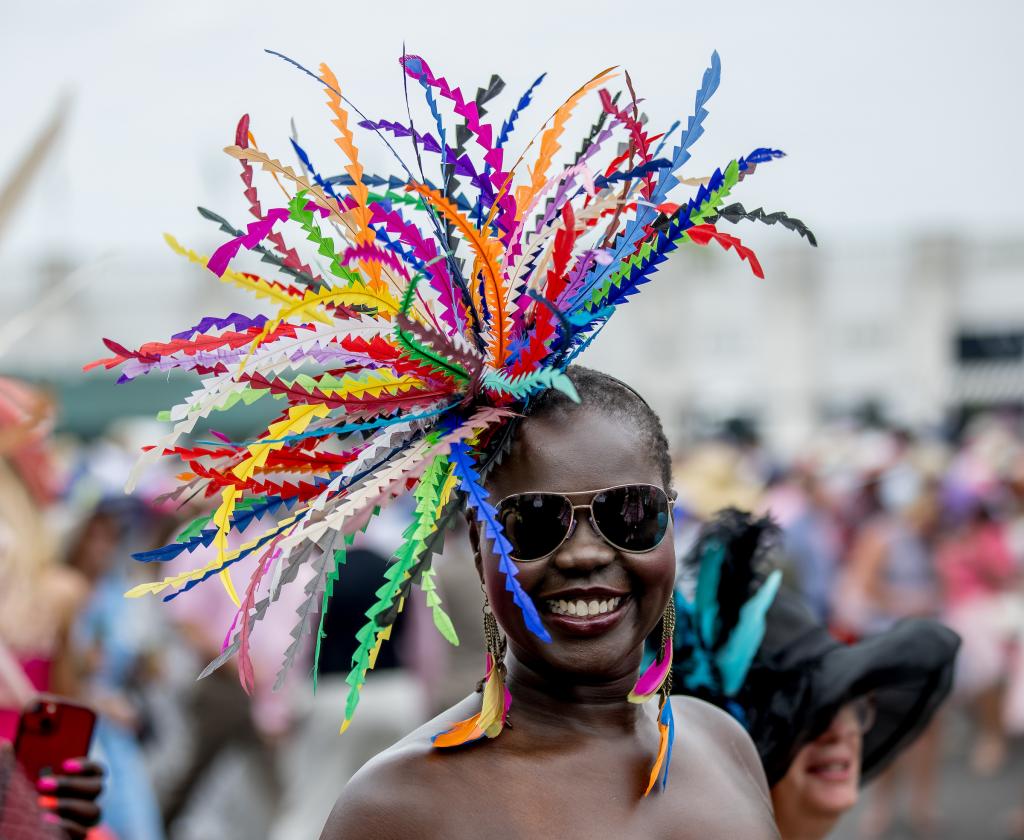 Scenes from a festive Kentucky Derby day May 6, 2023, at Churchill Downs. (Eclipse Sportswire)