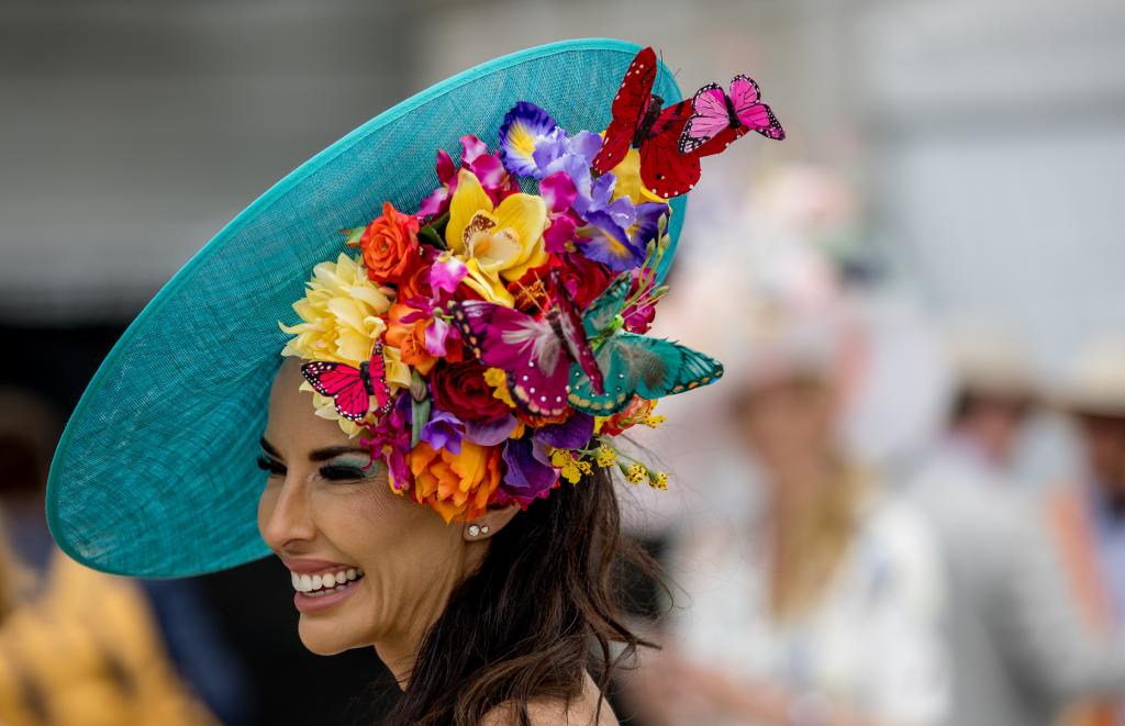 Scenes from a festive Kentucky Derby day May 6, 2023, at Churchill Downs. (Eclipse Sportswire)