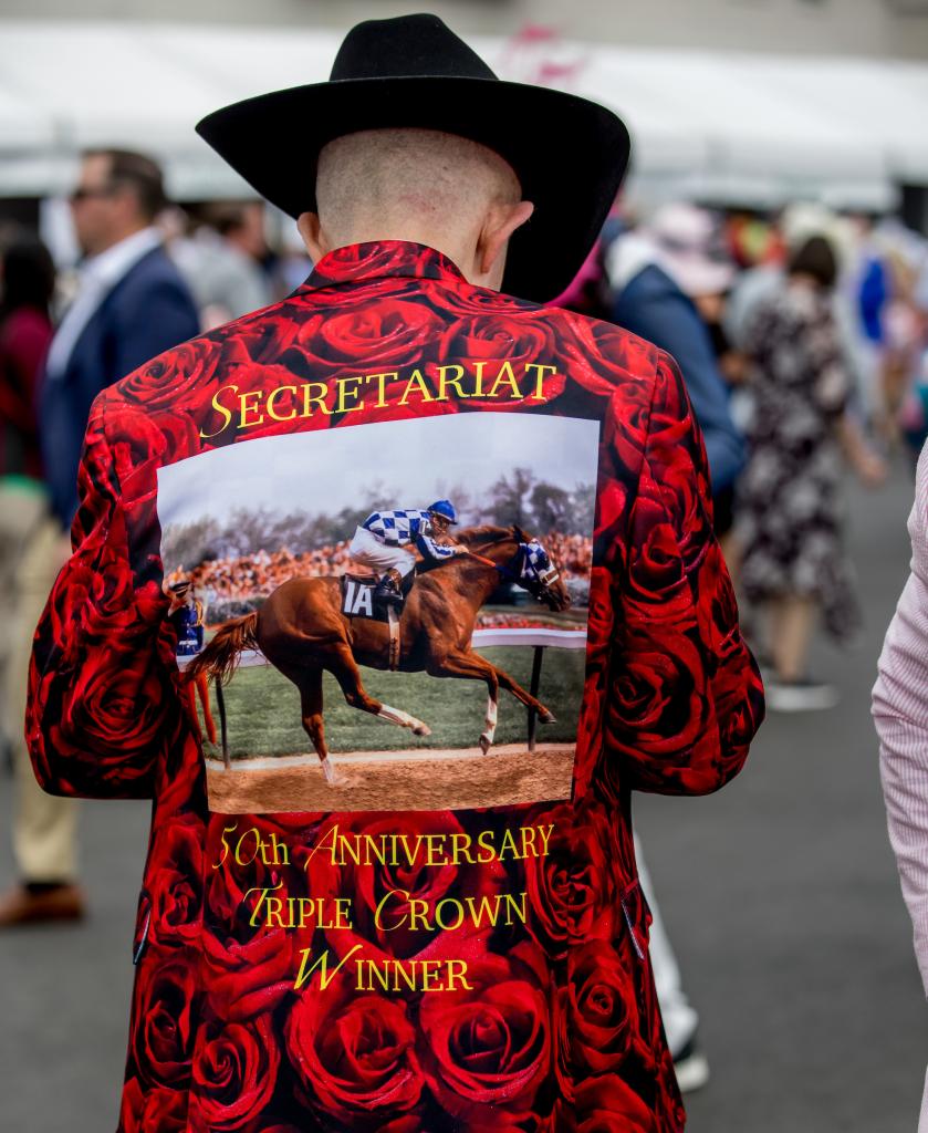 Scenes from a festive Kentucky Derby day May 6, 2023, at Churchill Downs. (Eclipse Sportswire)