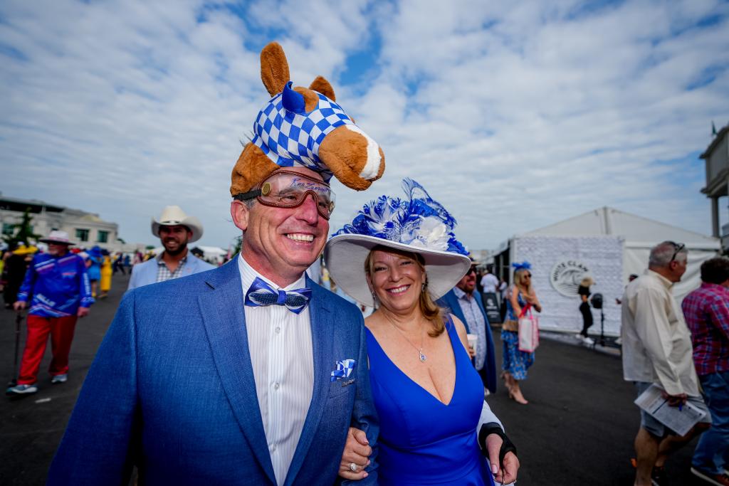 Scenes from a festive Kentucky Derby day May 6, 2023, at Churchill Downs. (Eclipse Sportswire)