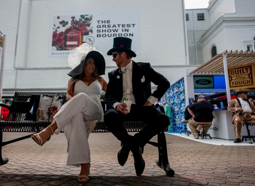 Scenes from a festive Kentucky Derby day May 6, 2023, at Churchill Downs. (Eclipse Sportswire)