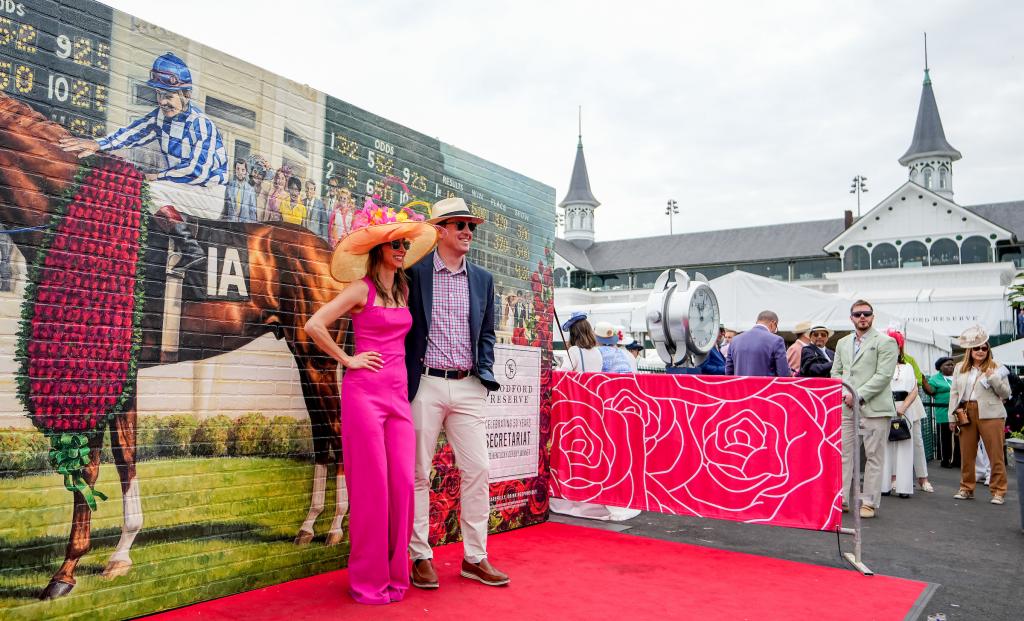 Scenes from a festive Kentucky Derby day May 6, 2023, at Churchill Downs. (Eclipse Sportswire)