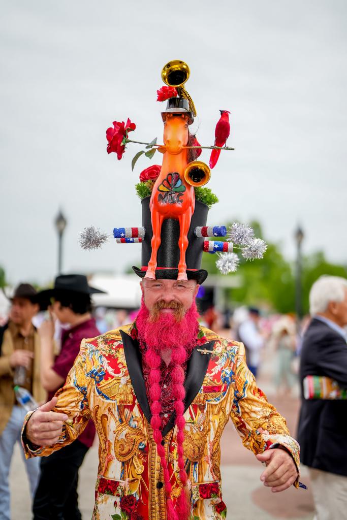 Scenes from a festive Kentucky Derby day May 6, 2023, at Churchill Downs. (Eclipse Sportswire)