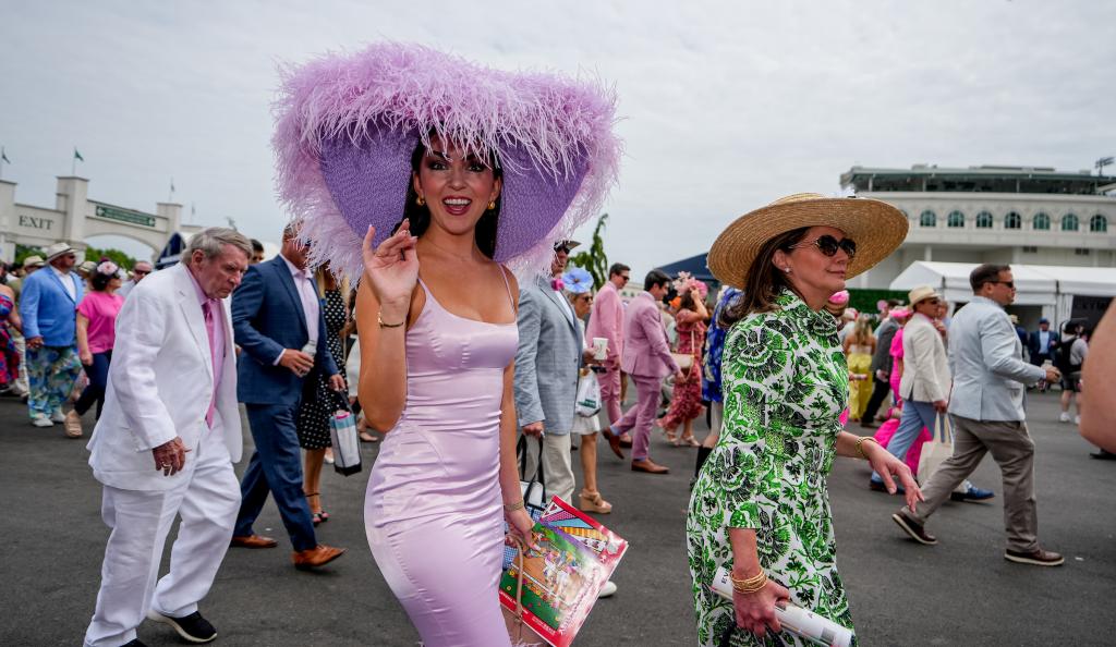Scenes from a festive Kentucky Derby day May 6, 2023, at Churchill Downs. (Eclipse Sportswire)
