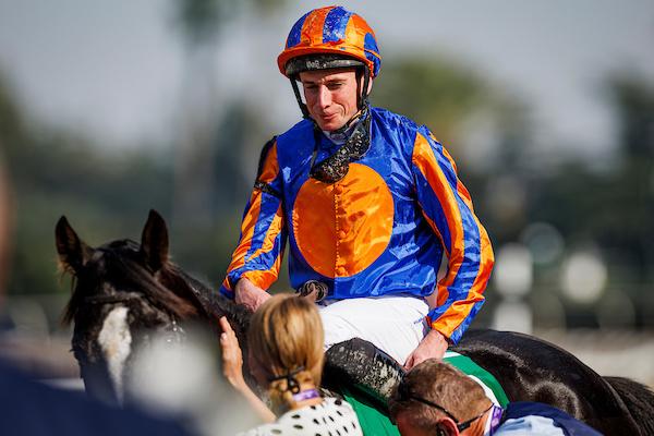 2023 Longines World’s Best Jockey, Ryan Moore, Auguste Rodin, Breeders' Cup Turf, Eclipse Sportswire 2023 Longines World’s Best Jockey, Ryan Moore, Auguste Rodin, Breeders' Cup Turf, Eclipse Sportswire
