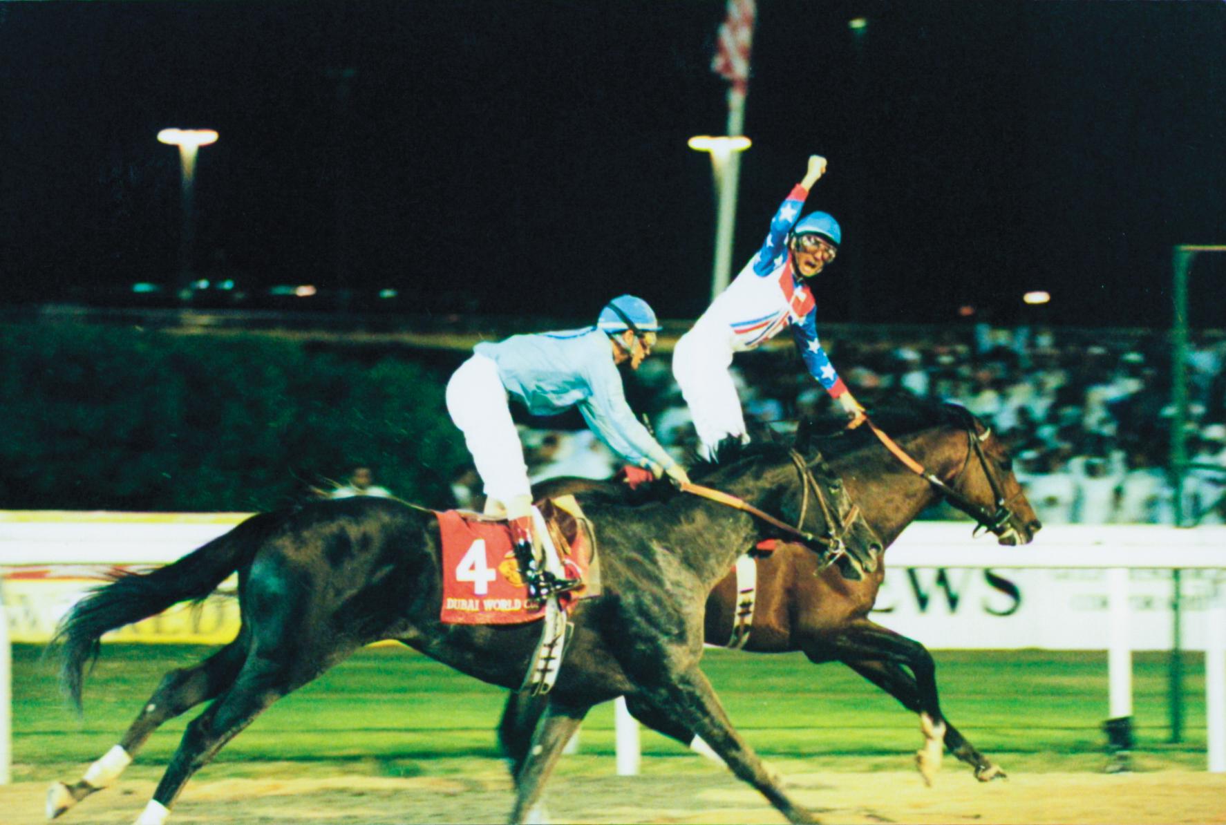 Bailey and Cigar win the Dubai World Cup.