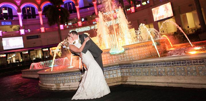 Gulfstream Park racetrack wedding