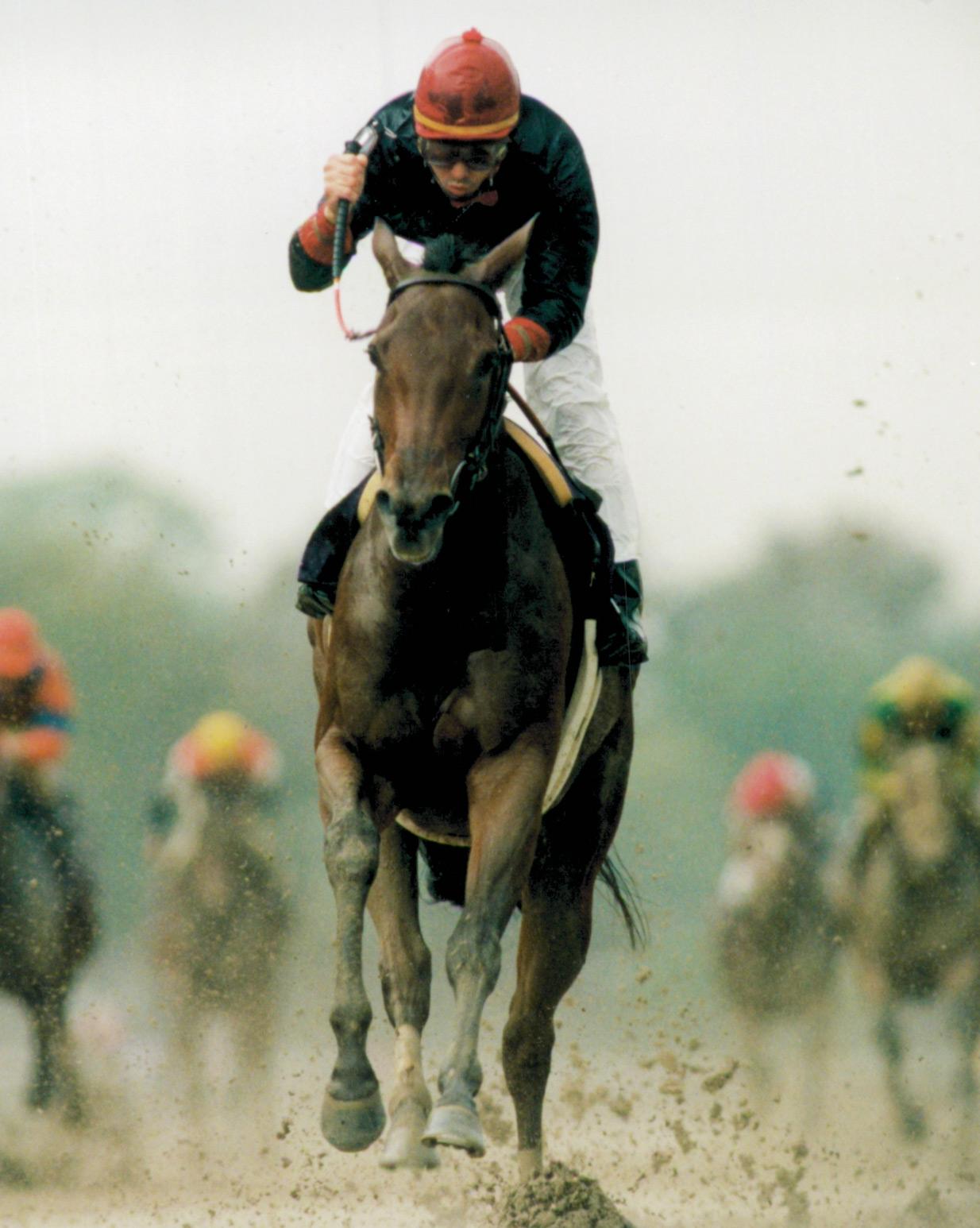 Inside Information and Mike Smith win the Distaff.