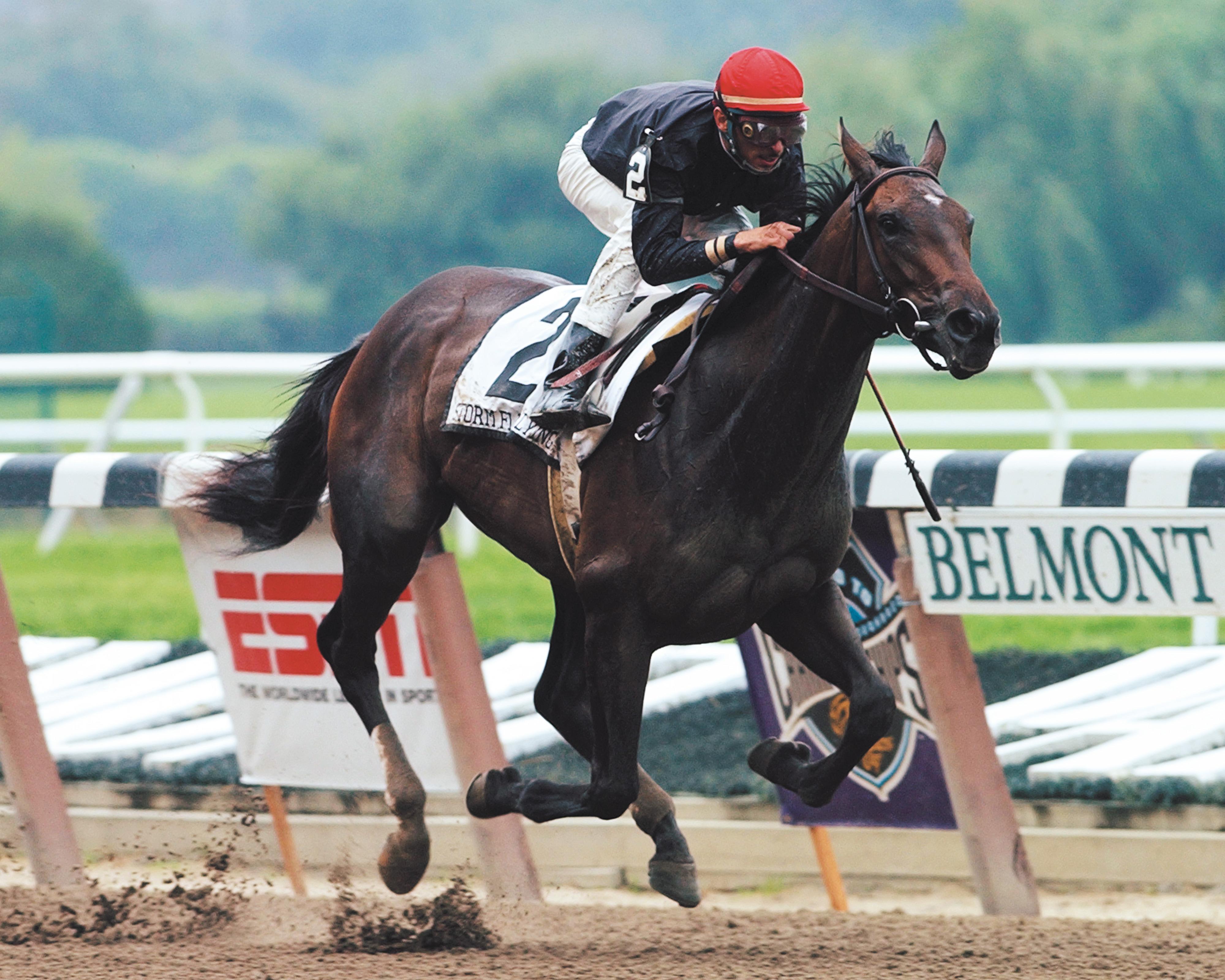 Storm Flag Flying wins the Matron Stakes as a 2-year-old. 