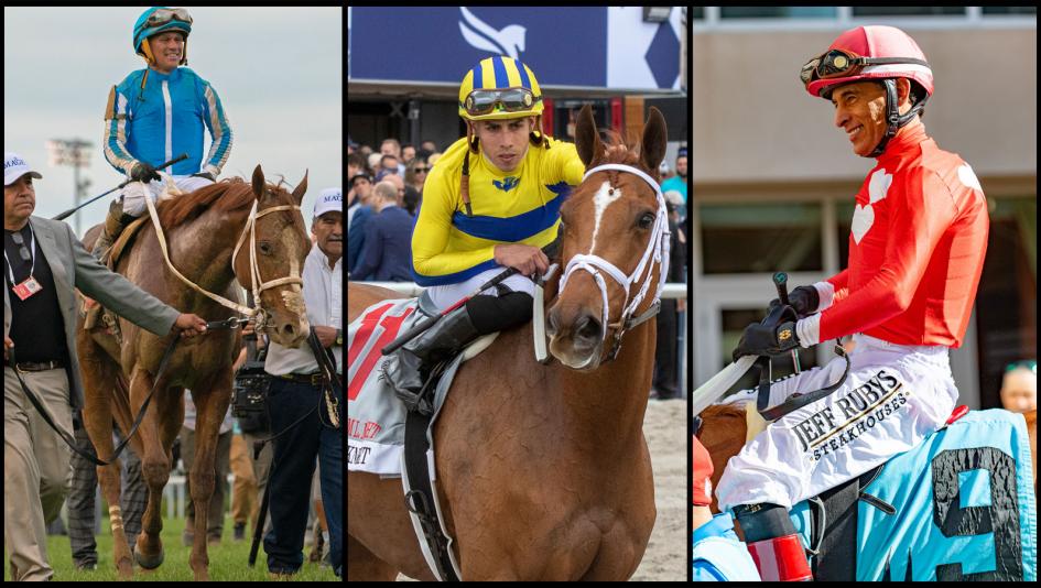 Preakness Stakes jockeys Pimlico Triple Crown Irad Ortiz Blazing Sevens Javier Castellano Mage Jaime Rodriguez Coffeewithchris Luis Saez First Mission John Velazquez National Treasure Feargal Lynch Chase the Chaos Sheldon Russell Perform Red Route One Joe