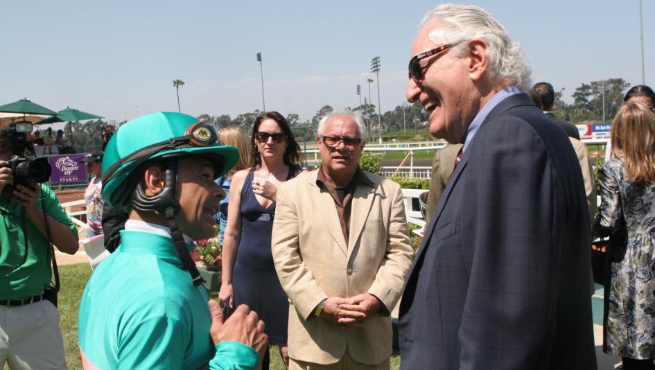 Mike Smith, Jerry Moss, 2009 Vanity Handicap, Hollywood Park, Eclipse Sportswire