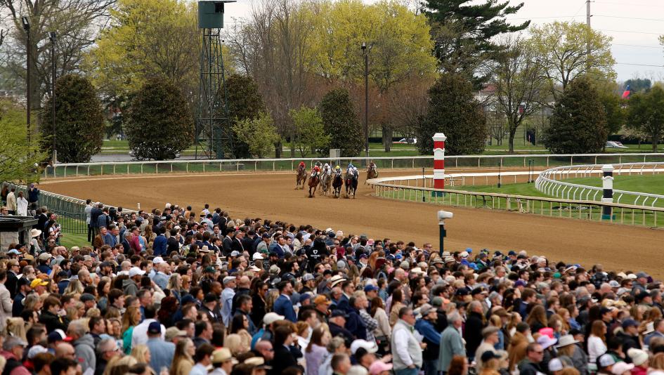 Keeneland Aqueduct Santa Anita television radio Lexington horse racing broadcast coverage Oaklawn Apple Blossom Gulfstream Kentucky Derby