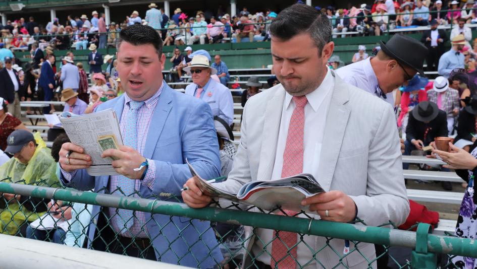 Kentucky Derby Caesars sportsbook future wager horse betting gambling Forte Derma Sotogake Mandarin Hero Skinner Confidence Game Mage Lord Miles Hit Show Practical Move Kingsbarns Tapit Trice horse racing Las Vegas