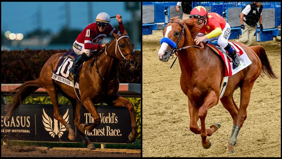 Gun Runner, 2018 Triple Crown winner Justify, Joel Rosario, Racing Hall of Fame, Eclipse Sportswire