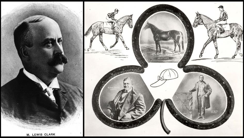 Meriwether Lewis Clark Jr., Kentucky Derby, 1875, Arsitides, H.P. McGrath, Oliver Lewis, Keeneland Library General Collection
