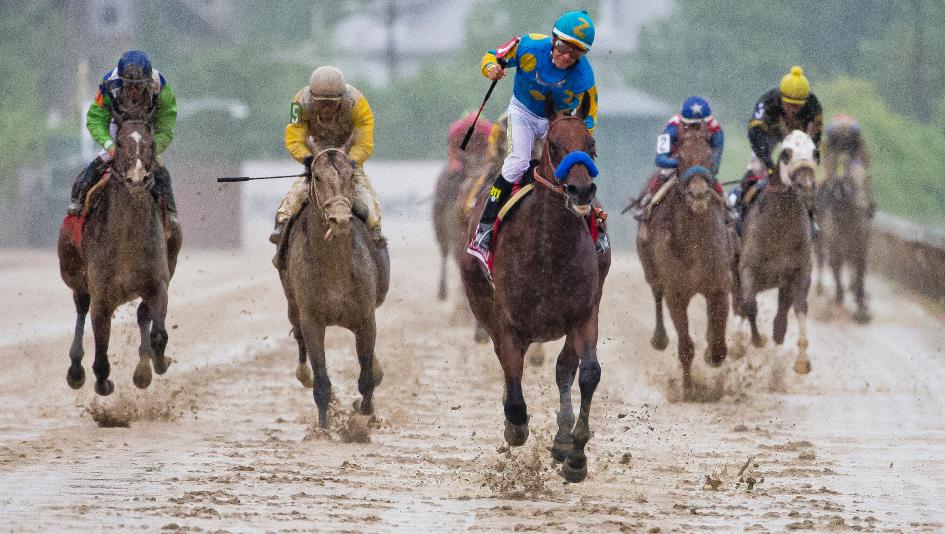 Preakness Stakes racetrack dirt wet off sloppy sealed muddy good speed figure racehorse Tomlinson Beyer Equibase Mugatu Uncle Heavy Catching Freedom Muth Mystik Dan Seize the Grey Just Steel Tuscan Gold Imagination pedigree Kentucky Derby Southwest 