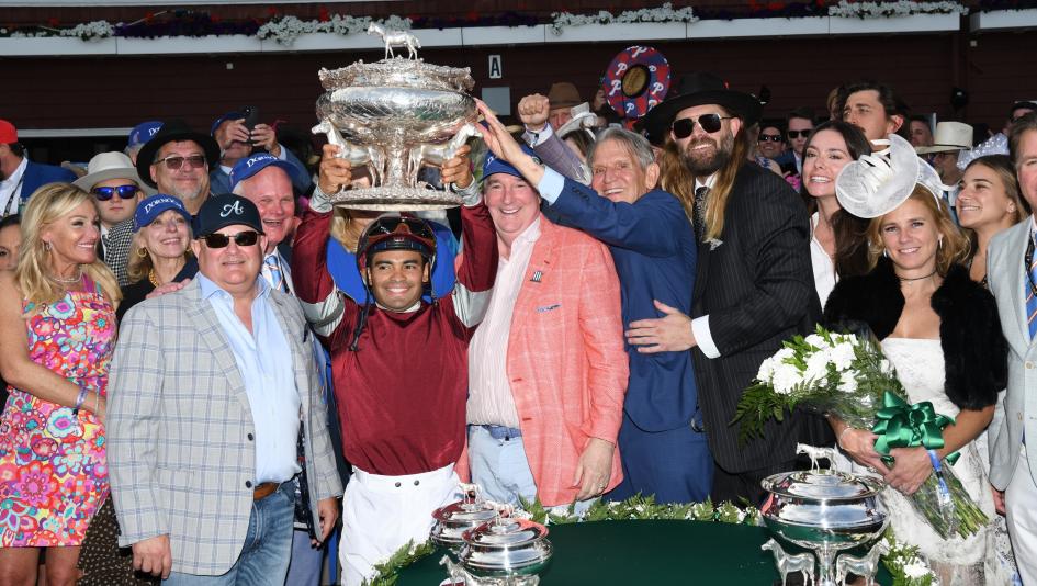 Belmont Stakes racing festival Saratoga Dornoch Mindframe Pletcher Seize the Grey Sierra Leone Chad Brown Mystik Dan Triple Crown Ken McPeek Thorpedo Anna Acorn Stakes filly Bob Baffert National Treasure Metropolitan Handicap Flavien Prat horse racing