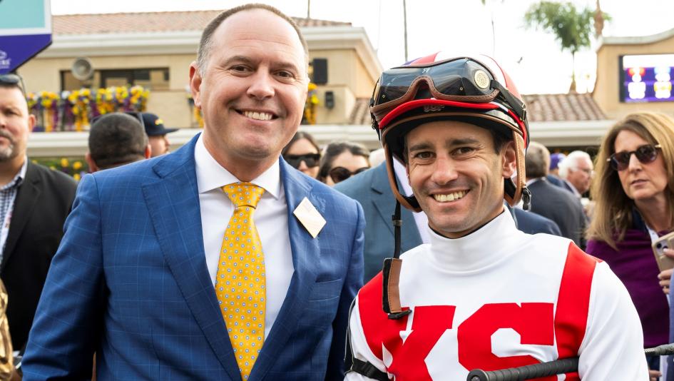 Equibase earnings standings leaders jockey trainer racehorse Chad Brown Brad Cox Steve Asmussen Flavien Prat Irad Ortiz Luis Saez Nobals Wicked Django purses horse racing