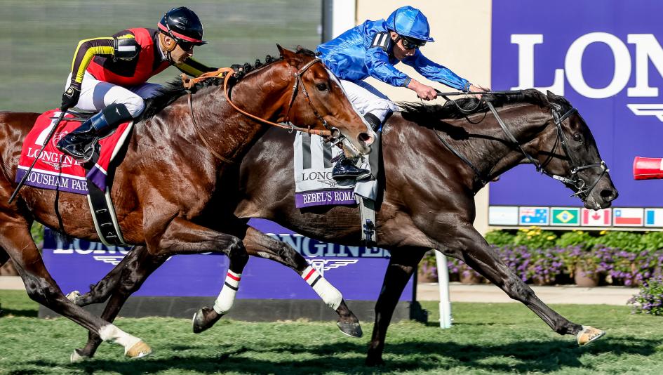 Breeders’ Cup Del Mar Turf Filly Mare Sprint Rebel’s Romance Godolphin Charles Appleby William Buick trainer jockey owner Drayden Van Dyke Soul of an Angel Saffie Joseph Starlust Ralph Beckett Rossa Ryan Cogburn Society Rousham Park