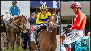Preakness Stakes jockeys Pimlico Triple Crown Irad Ortiz Blazing Sevens Javier Castellano Mage Jaime Rodriguez Coffeewithchris Luis Saez First Mission John Velazquez National Treasure Feargal Lynch Chase the Chaos Sheldon Russell Perform Red Route One Joe