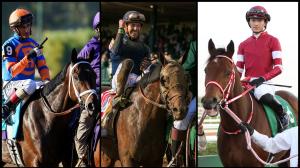 Kentucky Derby jockeys Sakai Gaffalione Velazquez Alvarado Asmussen Prat Fresu Rispoli Saez Geroux Rosario Castanon Curtis Ortiz Dettori Hernandez Kimura Concepcion Jaramillo Beschizza