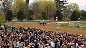 Keeneland Aqueduct Santa Anita television radio Lexington horse racing broadcast coverage Oaklawn Apple Blossom Gulfstream Kentucky Derby