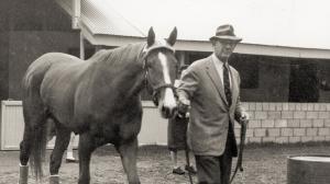 Bull Hancock, pictured with Moccasin, presided over Claiborne Farm during an impressive period of success.
