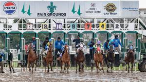 Gun Runner Stakes Fair Grounds Admiral Dennis jockey trainer Brad Cox Kentucky Derby Luis Saez Chris’s Revenge Jaime Torres Brittany Russell Magnitude Jose Ortiz Steve Asmussen Render Judgement Ken McPeek Brian Hernandez Built Corey Lanerie Wayne Catalano