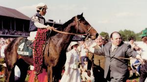 Pleasant Colony swept the 1981 Kentucky Derby and Preakness en route to championship honors.