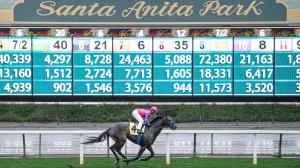 Radio television TV horse racing broadcast FanDuel TV RTN Byk HRRN Santa Anita Gun Runner Fair Grounds Turfway Laurel Gulfstream 