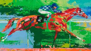 Secretariat, LeRoy Neiman, The Sporting Art Auction, Cross Gate Gallery of Lexington, Keeneland