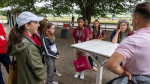 Amplify Horse Racing Impact Campaign public relations horse racing Annise Montplaisir Ballantyne education mission youth children curriculum racetrack industry