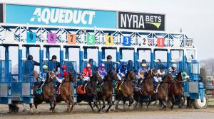 Horse racing TV radio television schedule Jerome Aqueduct San Vicente Santa Anita Park Golden Gate Fields Turfway Park Gulfstream Park Fair Grounds Oaklawn Park Byk HRRN RTN FanDuel TV America’s Day at the Races NYRA FS1 FS2