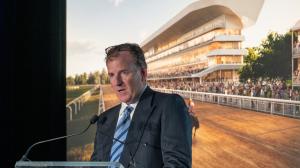 Jockey Club Round Table speaker Todd Gralla Populous Racetrack design modern Belmont Park renovation Churchill Downs paddock Keeneland Pimlico remodeling horse racing New York Racing Association hospitality fans amenities architecture